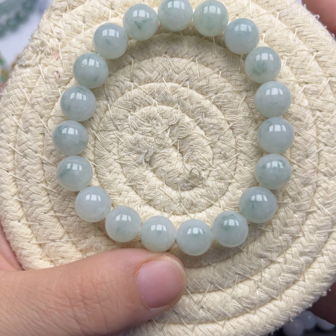 翡翠未镶嵌手链10.1