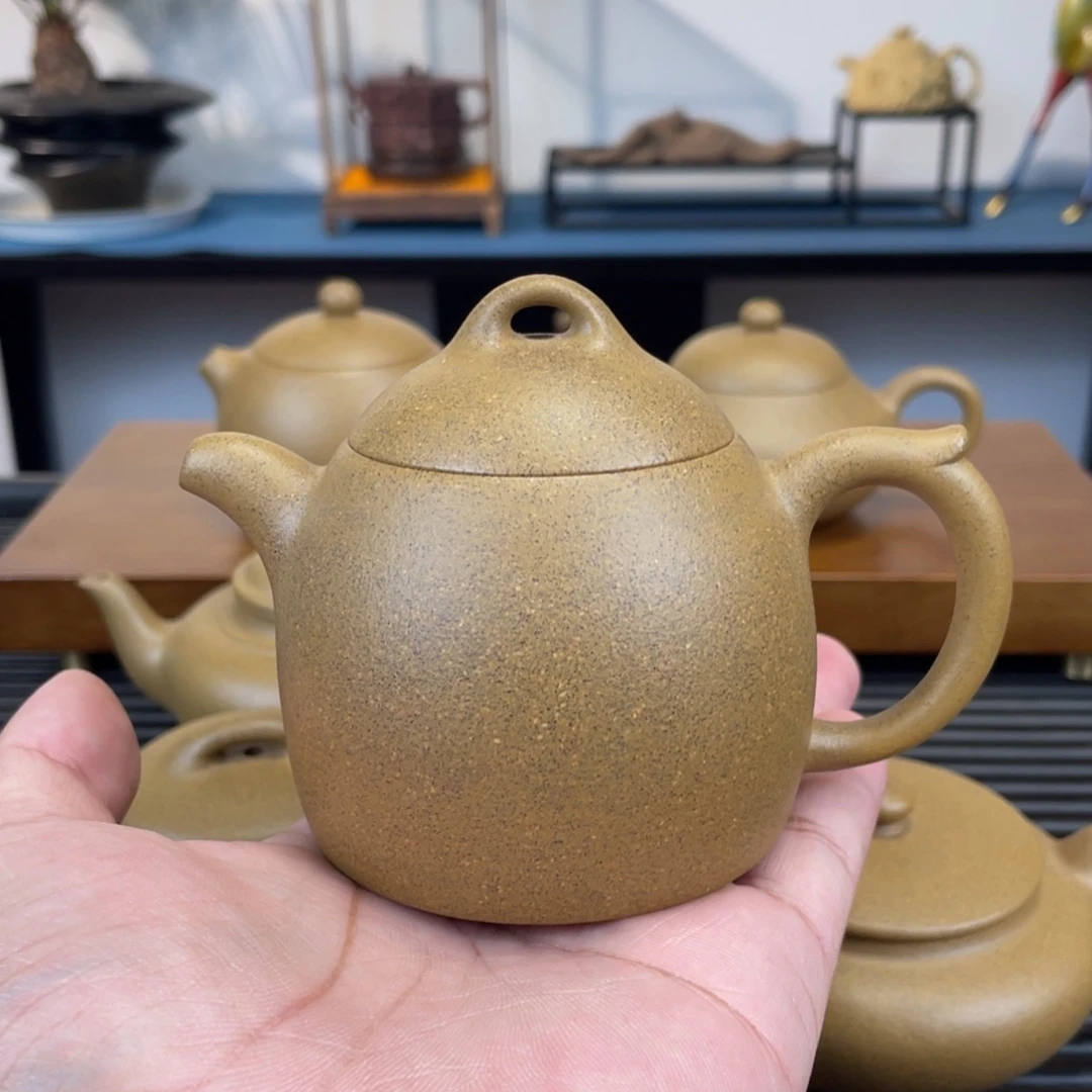 紫砂茶壶老青段秦权200cc