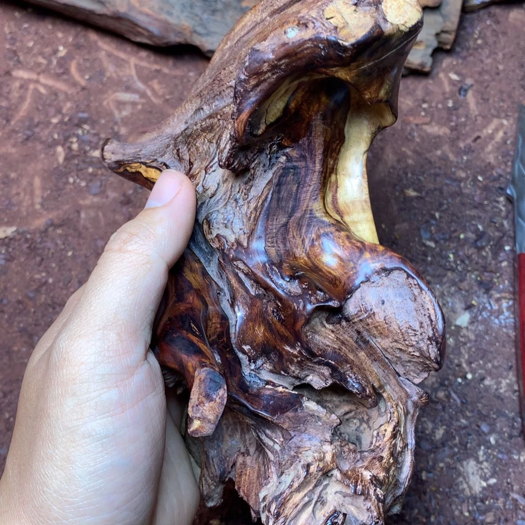 佛***念黄花梨/降香黄檀把件原料定制不退不换