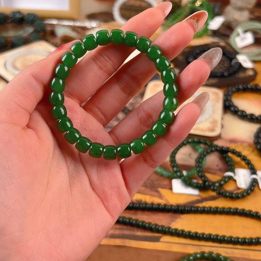 和田玉未镶嵌手链