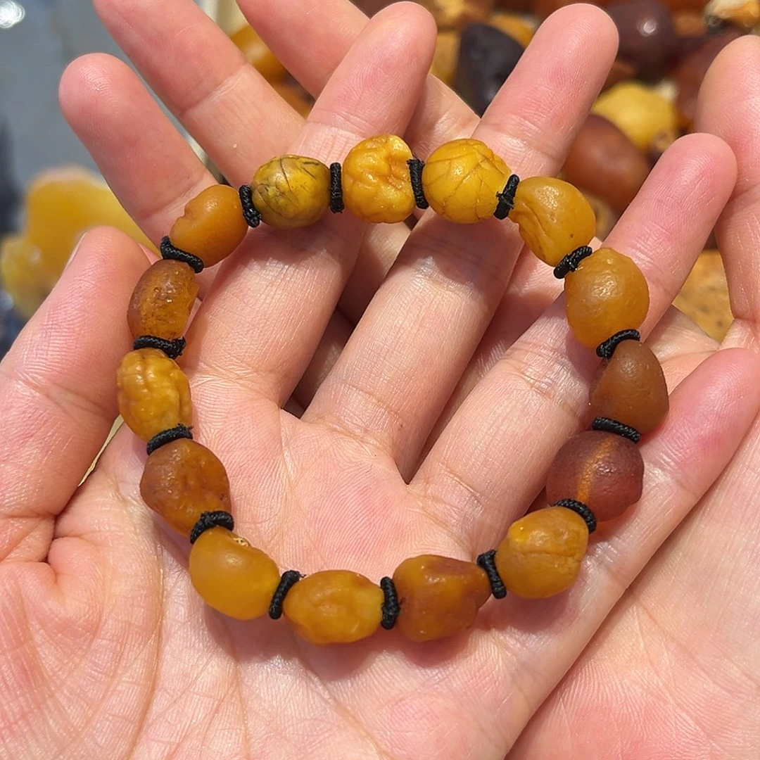 未镶嵌琥珀手链手串