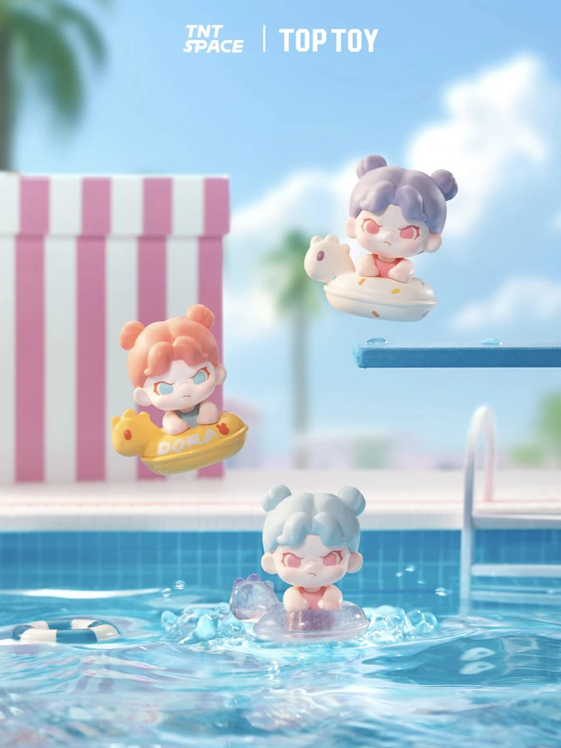【拆盒】TNTSPACE缤纷泳池派对萌粒盲盒