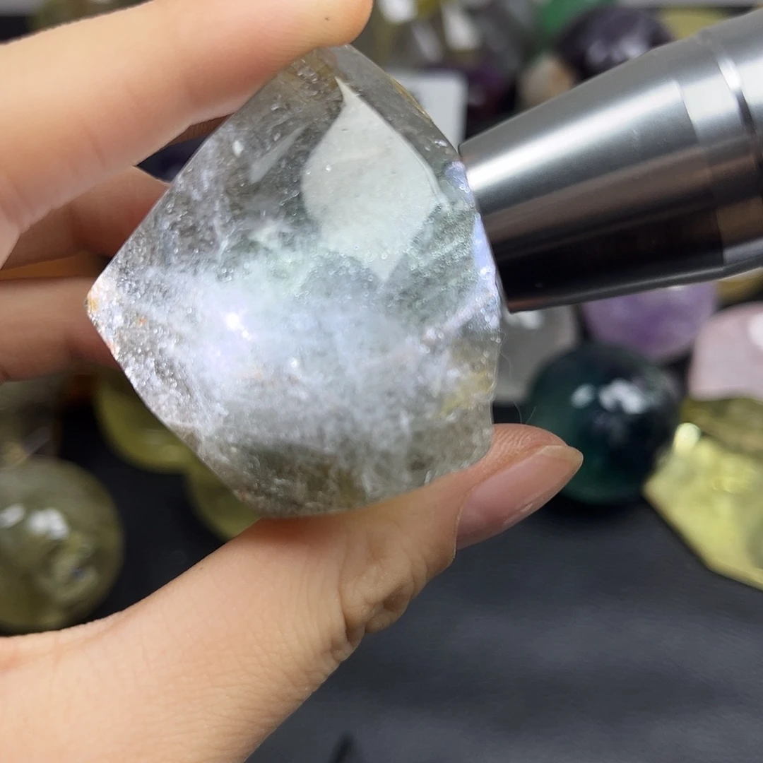 珠宝半成品未镶嵌紫晶308水晶石