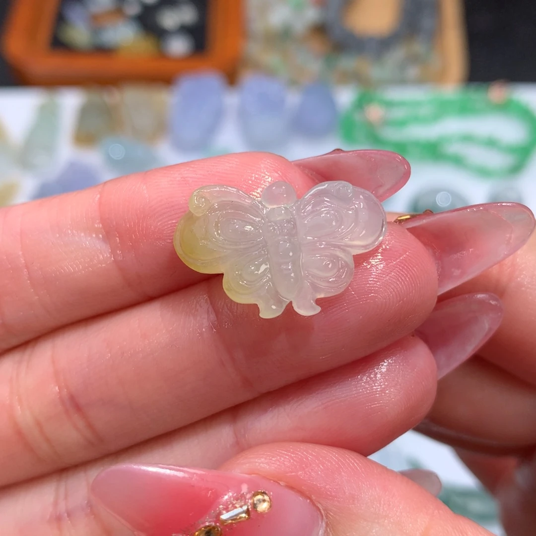 定制翡翠未镶嵌毛货