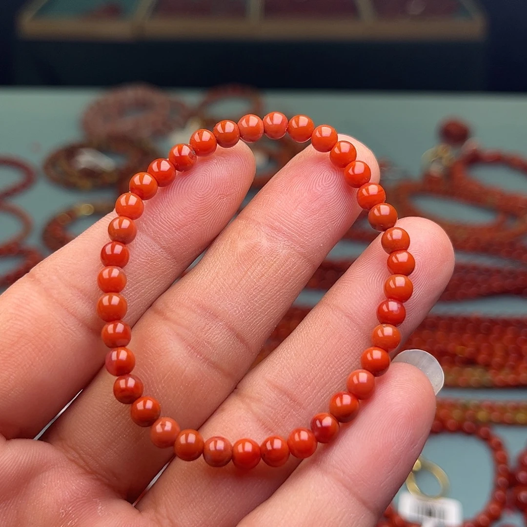 南红玛瑙未镶嵌手链福利卡5