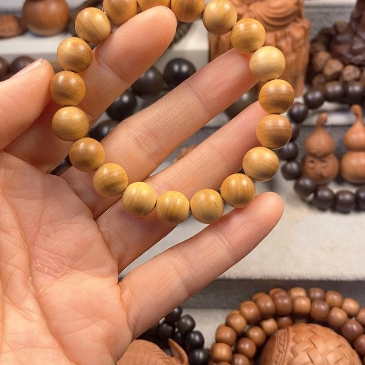 檀香木手串/手链老山檀奶香味1.0黄肉