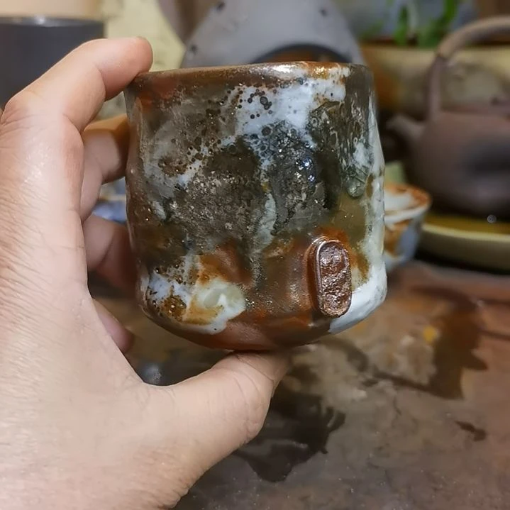 盘无*手工高温原矿窑变