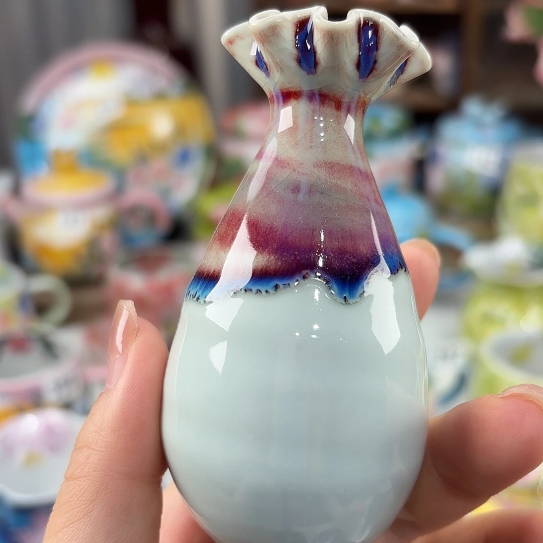 景德镇手绘高温釉下彩陶瓷茶具