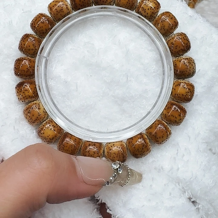 星月菩提手串332高端火烧云星月菩提11桶单圈