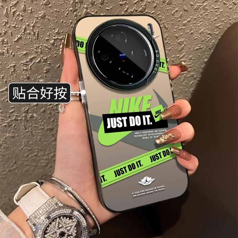 绿条just勾标适用vivox200pro高级感软硅胶x200s新款潮流x100小众