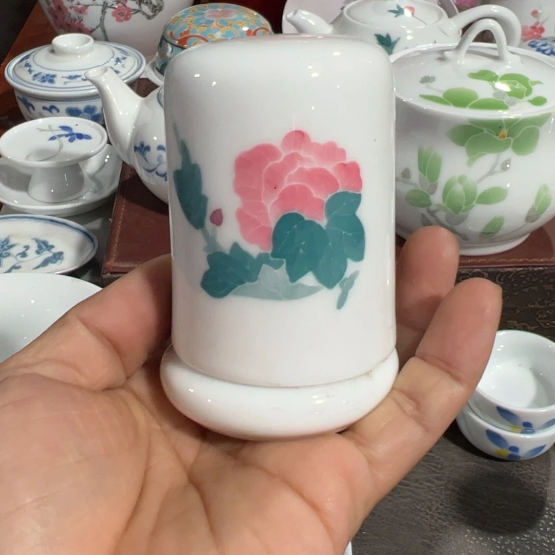 醴陵高温瓷手绘7厘米高