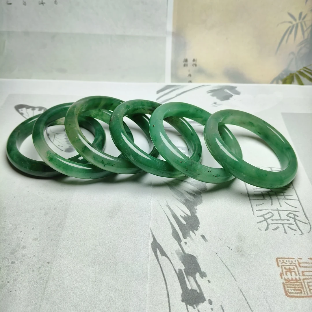 非洲翠独龙玉手镯多样性发货拍一发一【W】