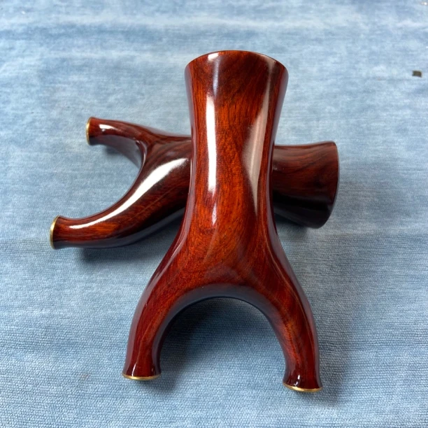 紫檀不掉毛飞虎，弓门75撑头15高12厘米左右