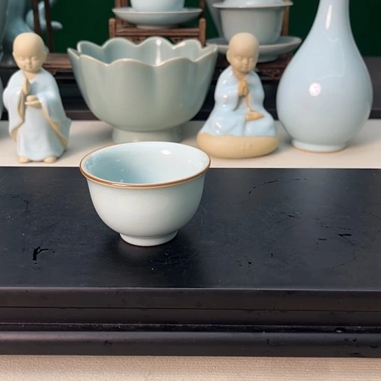 青焱汝瓷天青小压手