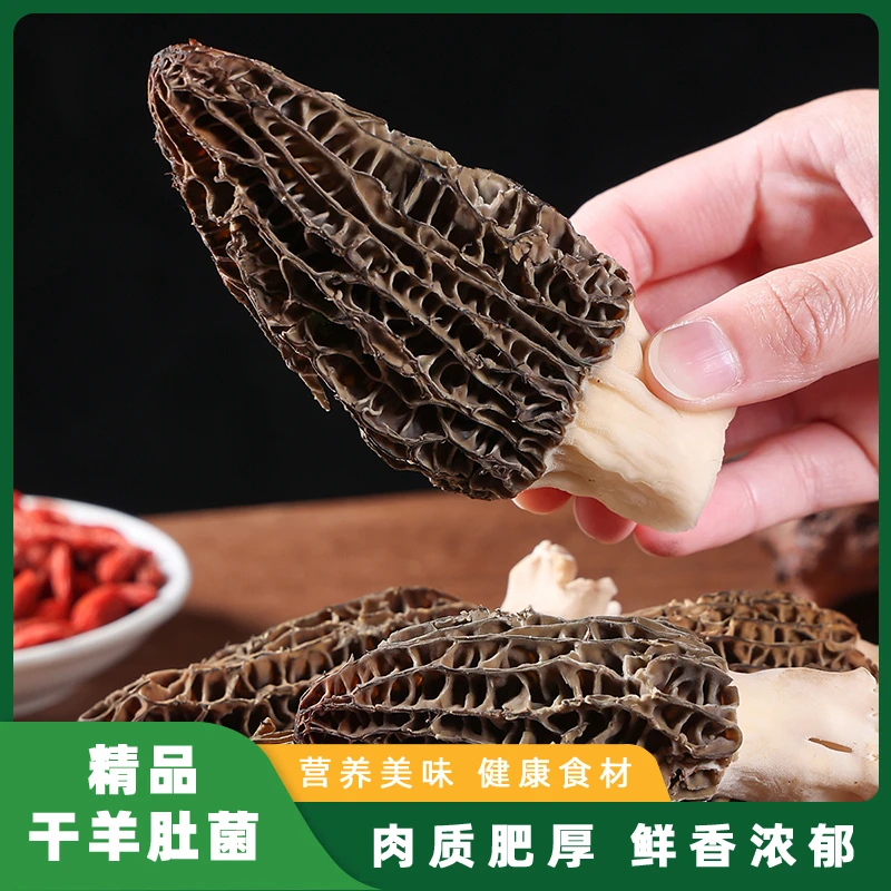 羊肚菌干货湖南特产菌菇头茬新货滋补煲汤食材蘑菇