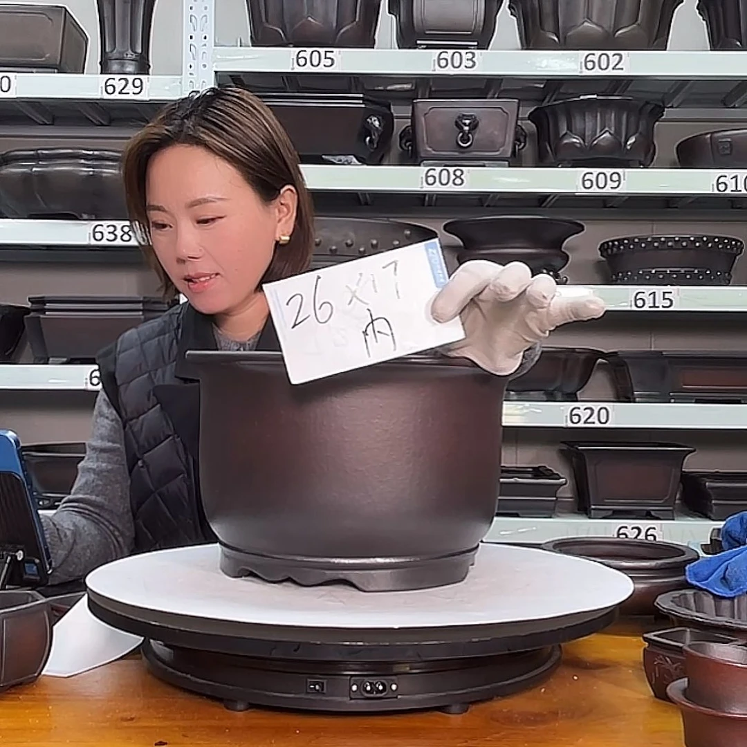 紫砂花盆宜兴紫砂36号