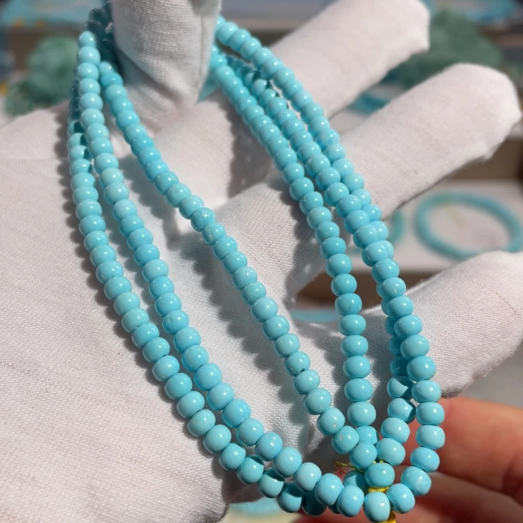 绿松石未镶嵌颈饰