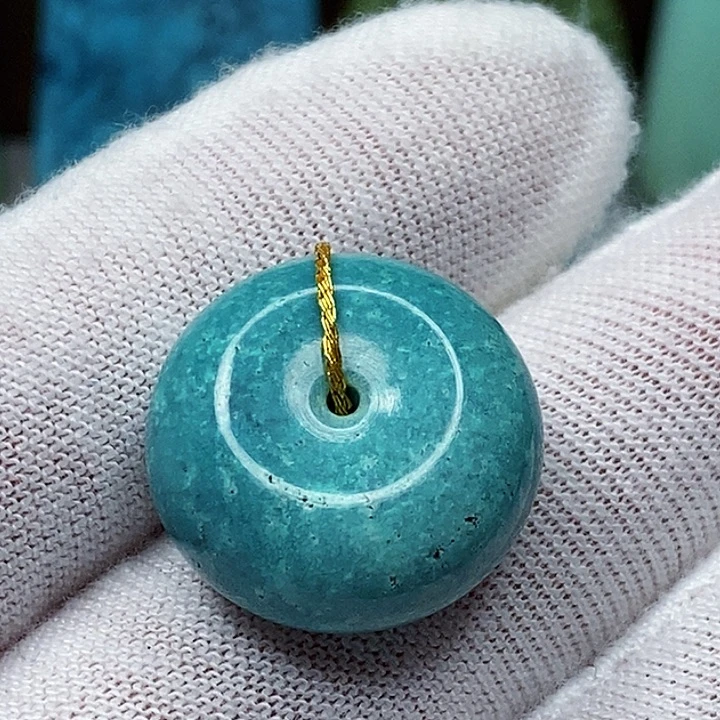 绿松石未镶嵌天然原矿 地大质检