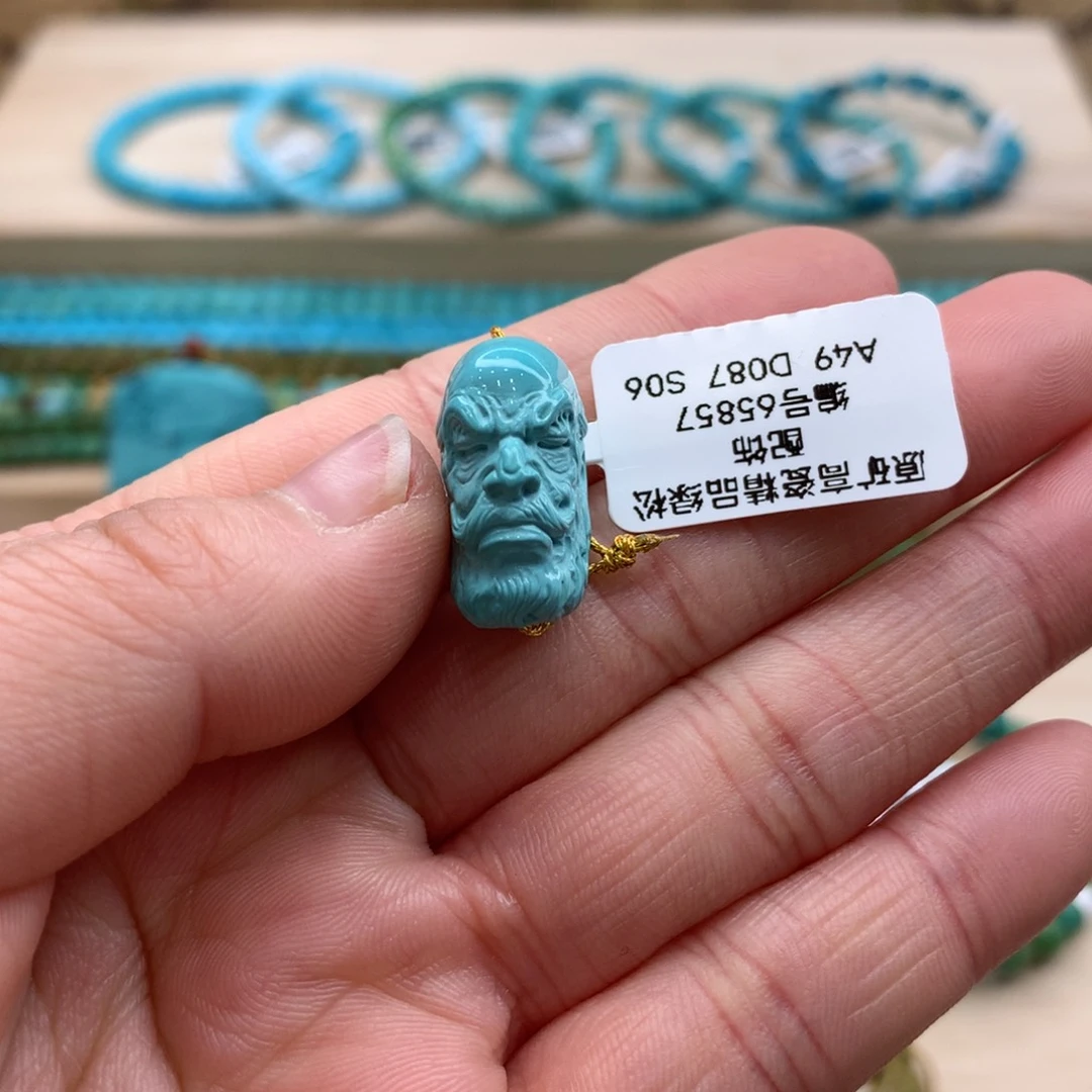 绿松石珠宝奇石未镶嵌