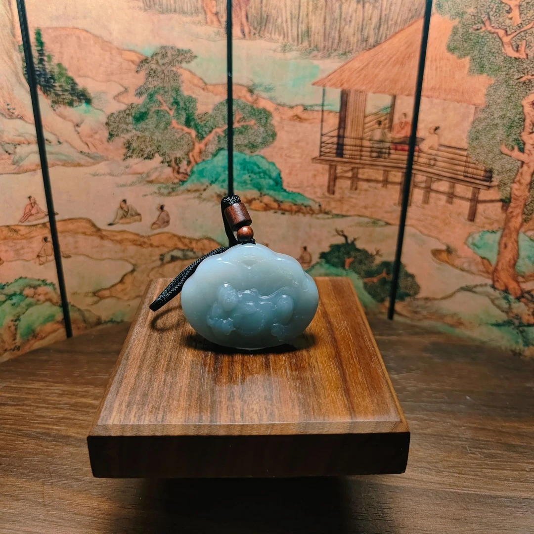 U和田玉佛公吊坠1323