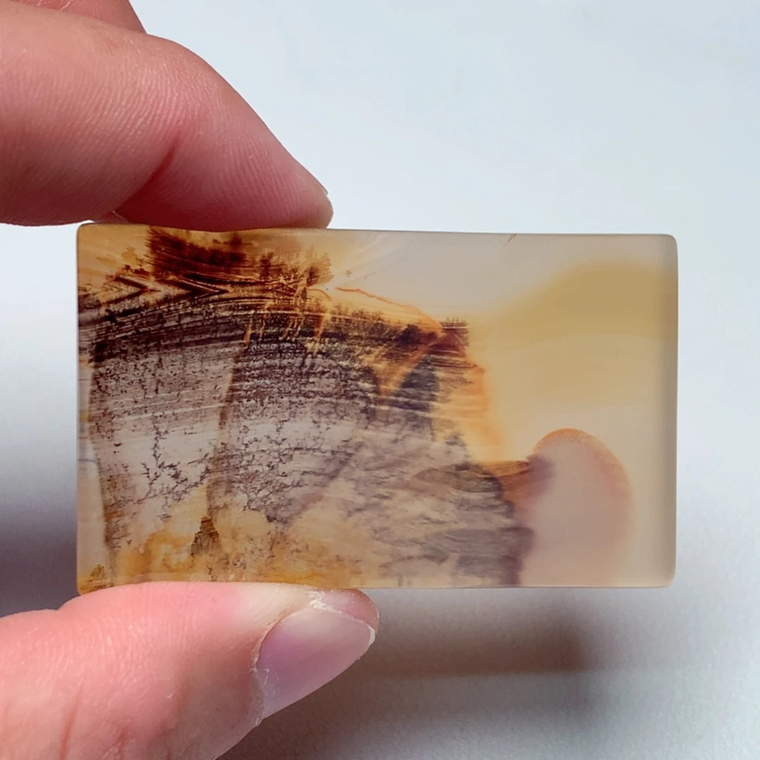 玛瑙/玉髓吊坠(不含链)未镶嵌雨****痕