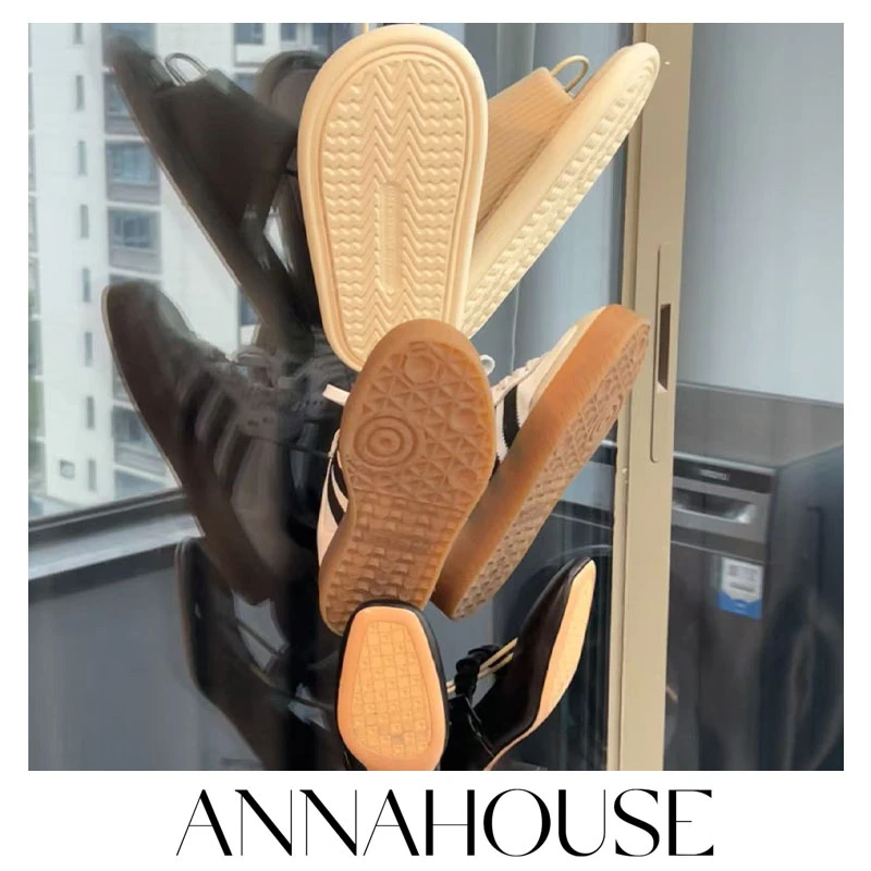 ANNAHOUSE阳台吸盘晾鞋架家用可折叠免打孔凉鞋神器挂架NS