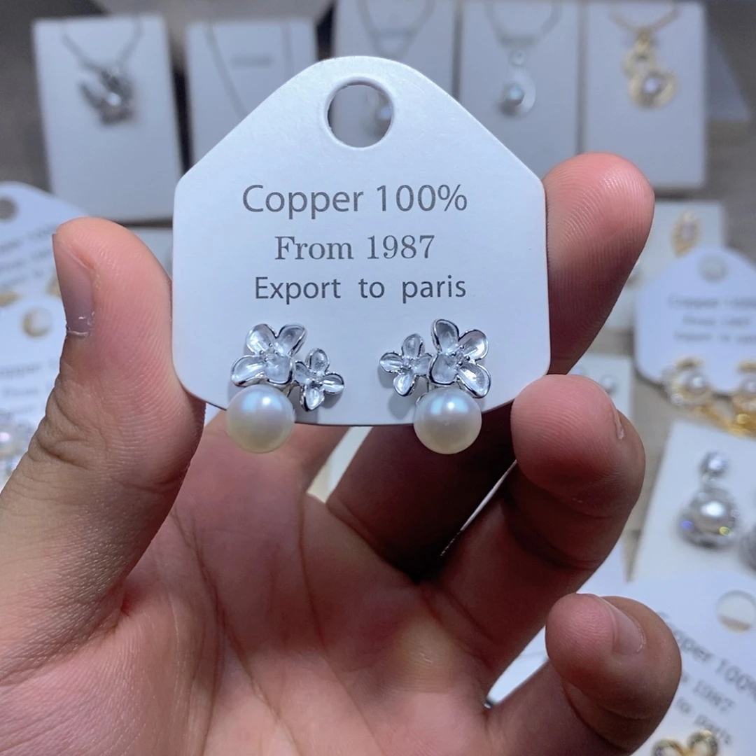 未镶嵌淡水珍珠耳饰