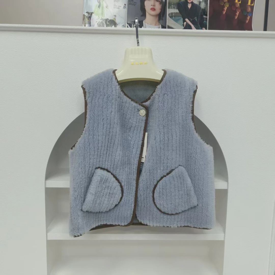 【买手店定制短款014】秋冬新款高端休闲羊毛韩式大衣女oversize款