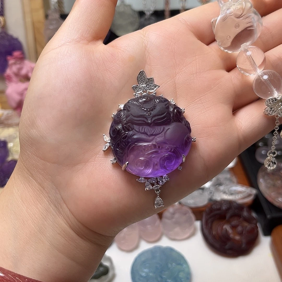 银S925镶嵌颈饰水晶丁*车镶嵌补差1