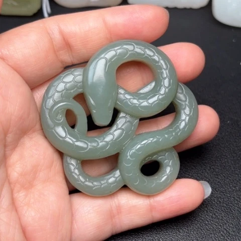 和田玉挂件未镶嵌林****浩