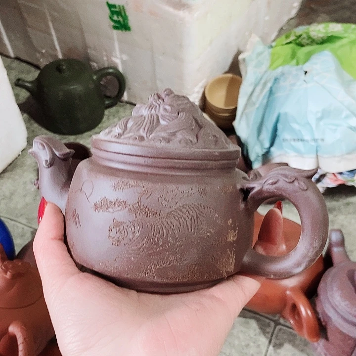 紫砂茶杯宜兴紫砂壶全手工制作
