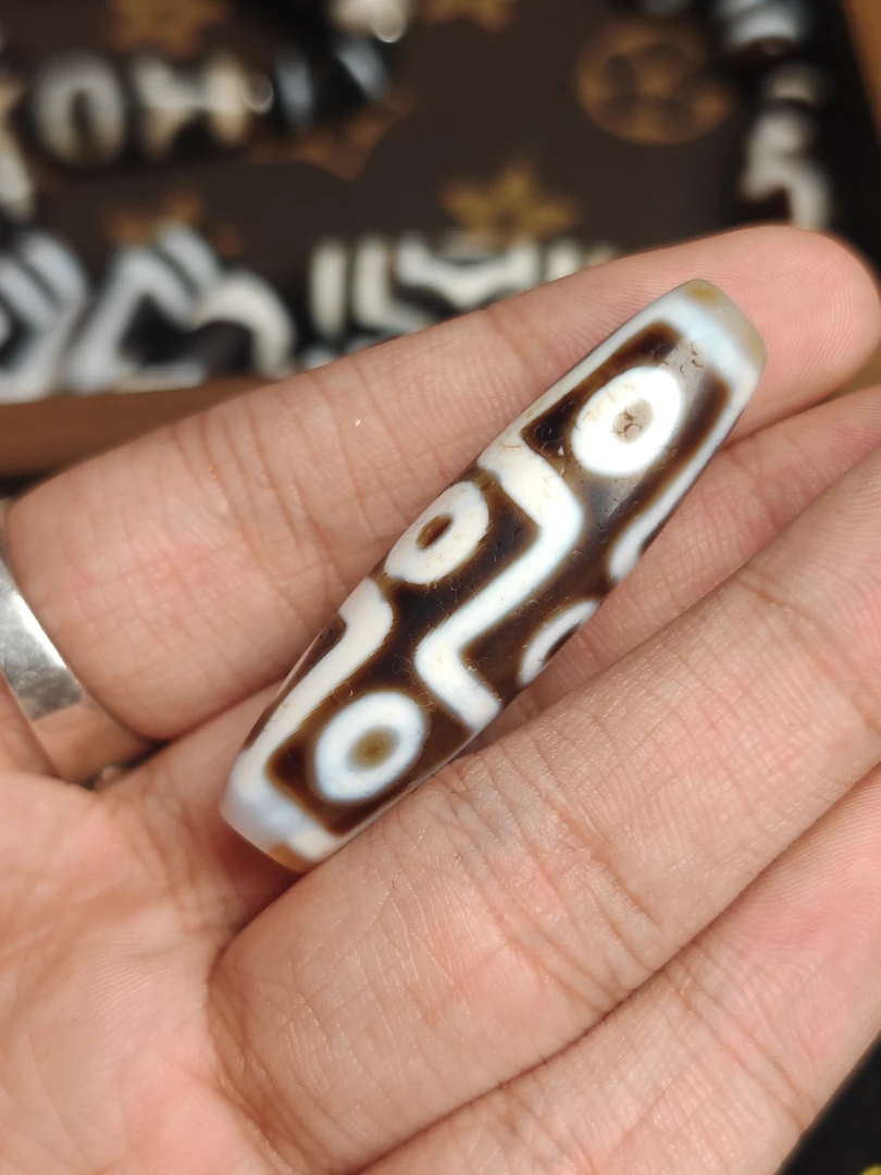 鸿鑫源精选 行运九眼 搭配手工编绳