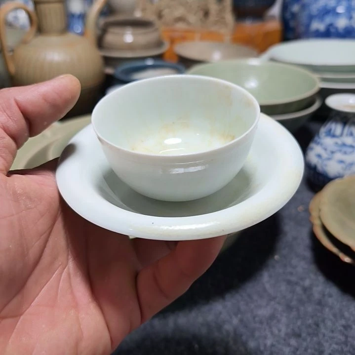 夏*湖田窑小杯子一个全品