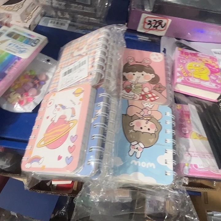 可爱小笔记本6本。