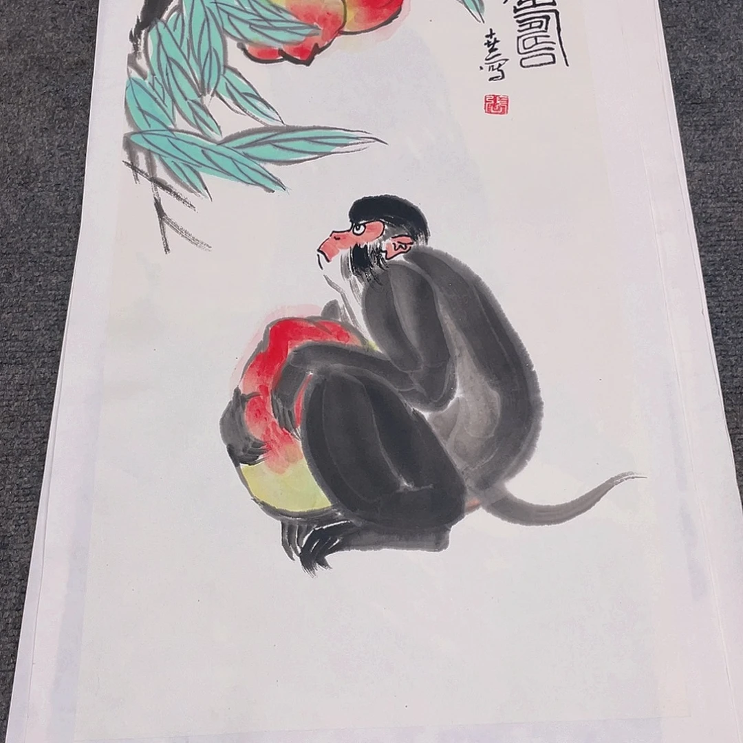 国画2平尺纯手绘国画作品