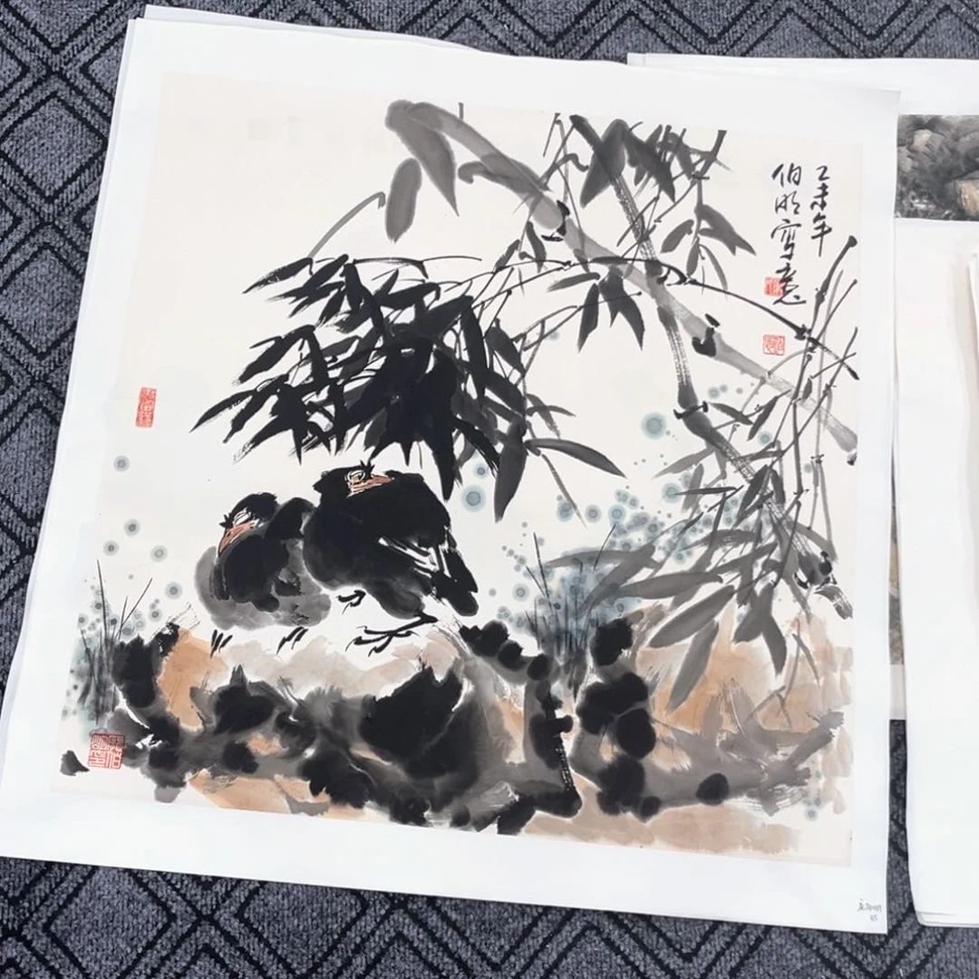 墨***妙国画庞伯明老师四斗hui