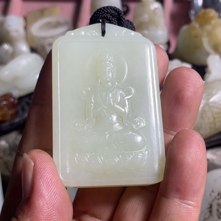 精***神吊坠(不含链)未镶嵌和田玉