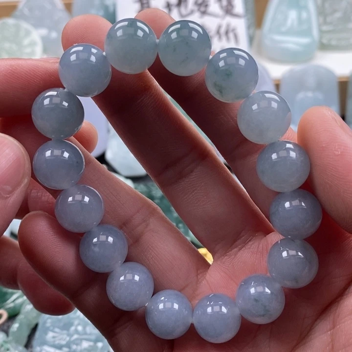 翡翠颈饰未镶嵌J**k翡翠