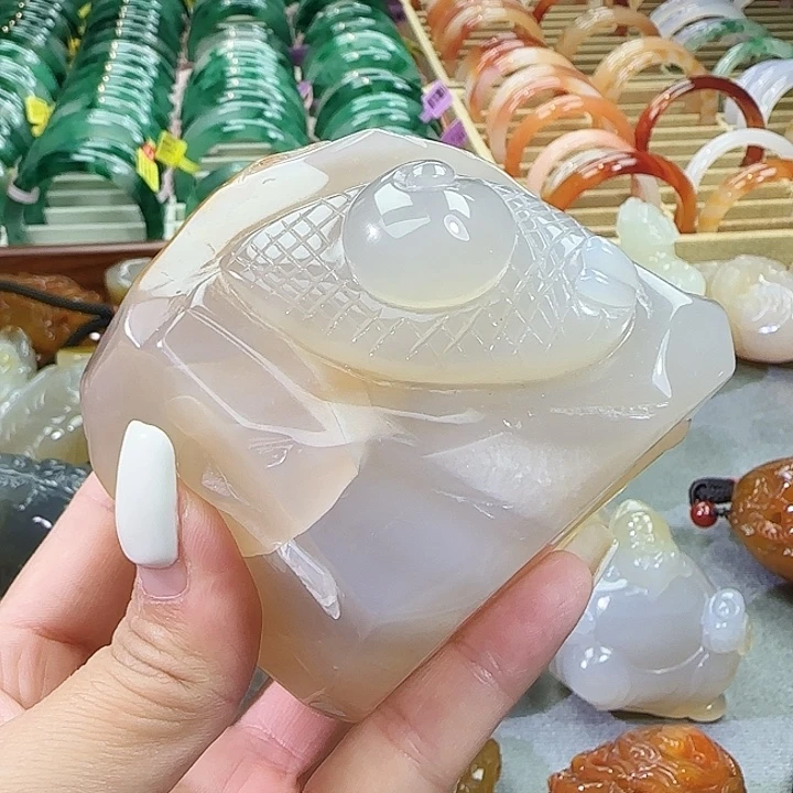 玛瑙/玉髓合金摆件