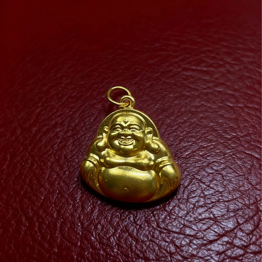 足金999大肚佛配件水贝）-CWL1029
