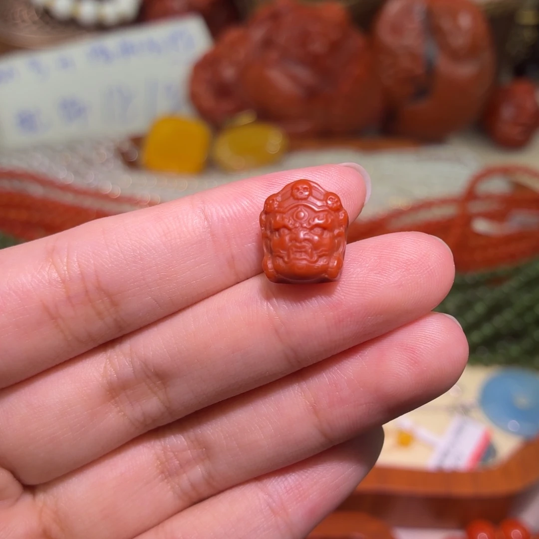 未镶嵌配饰南红玛瑙南红黑天配饰