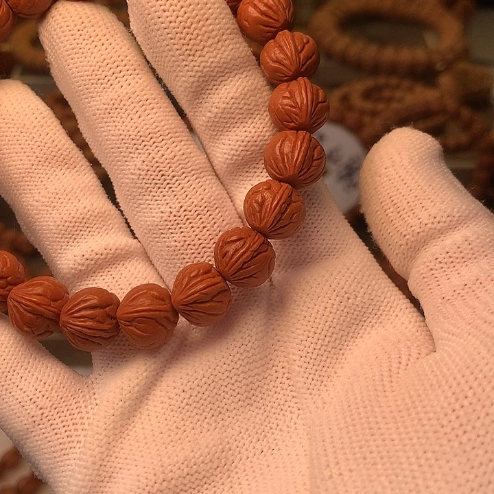 手串桃核秦岭龙纹