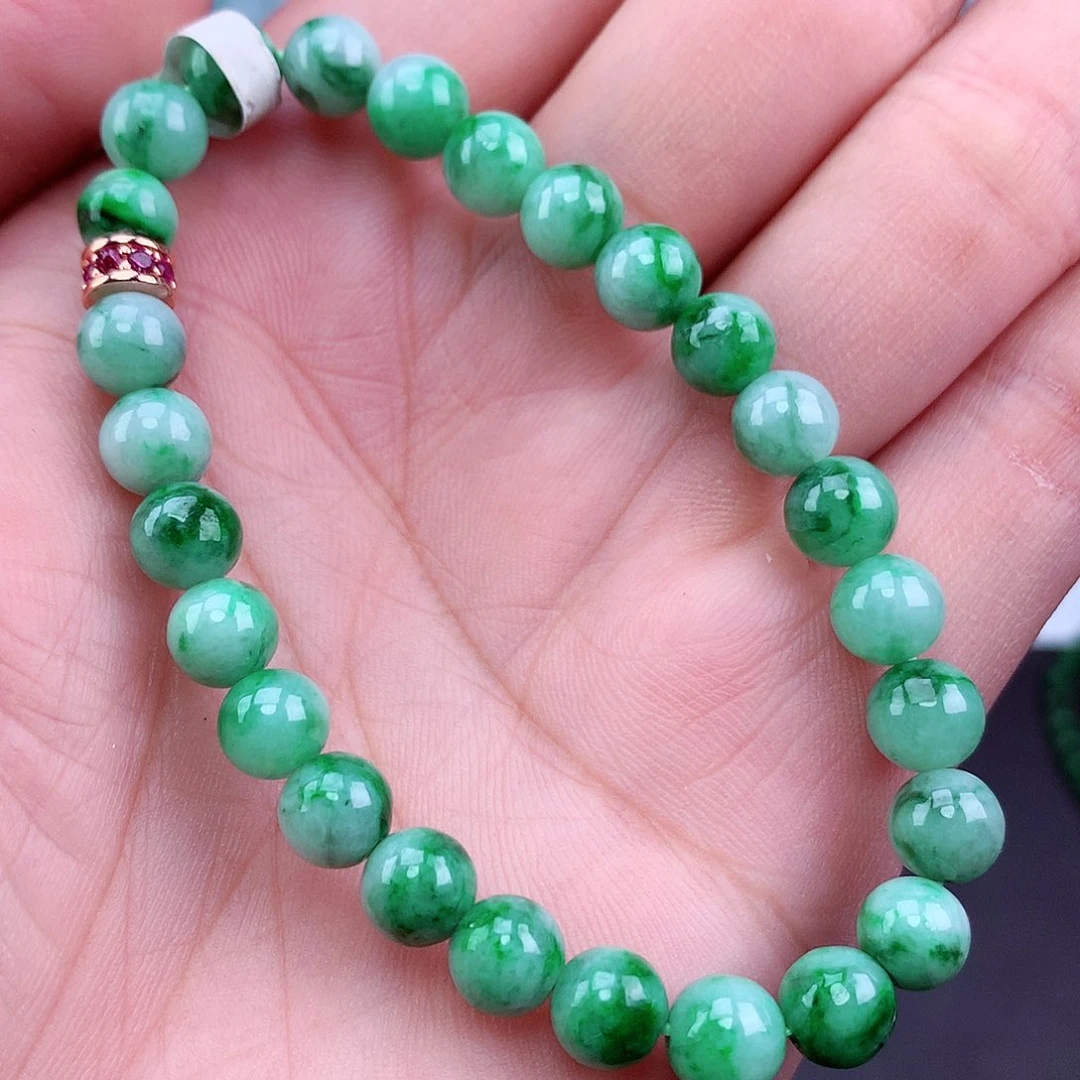 未镶嵌手链翡翠手串