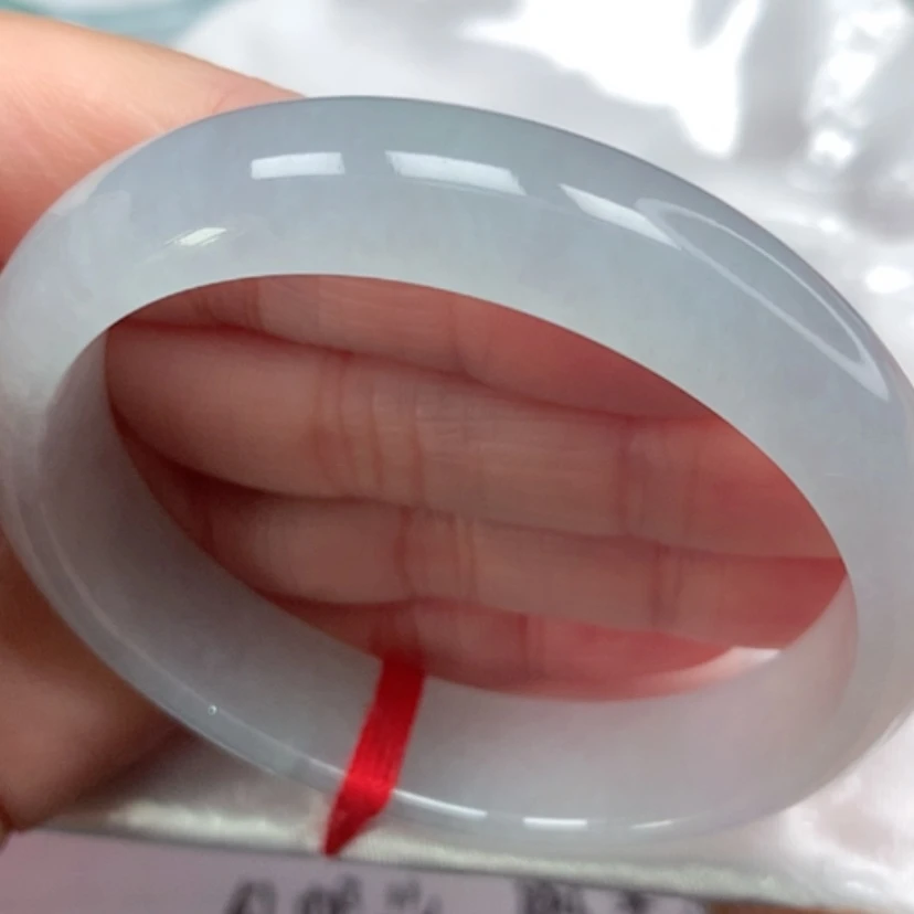 【闪购商品】翡翠手镯（贵妃镯）未镶嵌冰胶果冻贵妃手镯5354圈15号