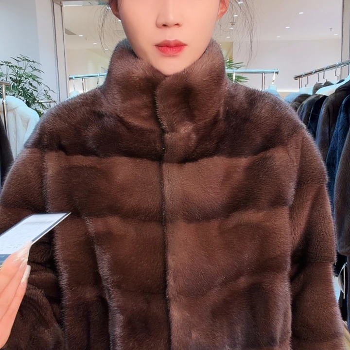水貂皮进口貂皮大衣
