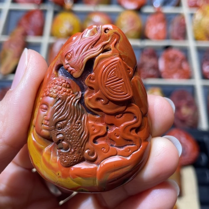 玛瑙/玉髓战国红一念之间未镶嵌