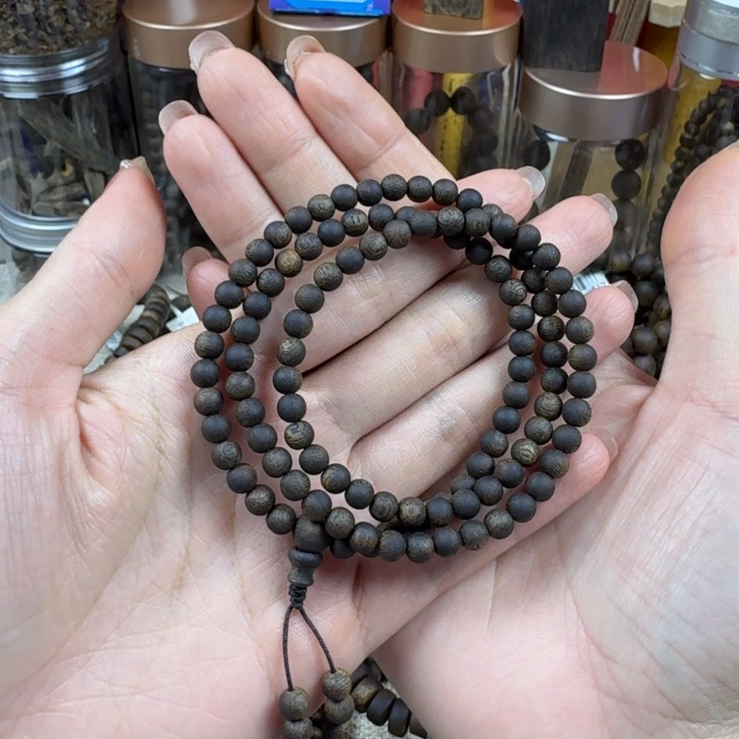 快****手串沉香多圈奇楠沉香精品老料