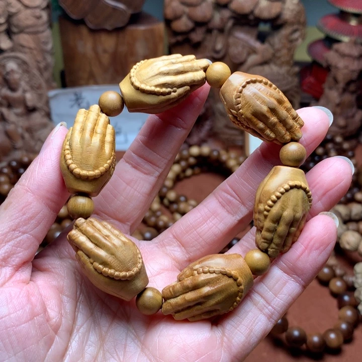 檀香木手串/手链老山檀佛手手串