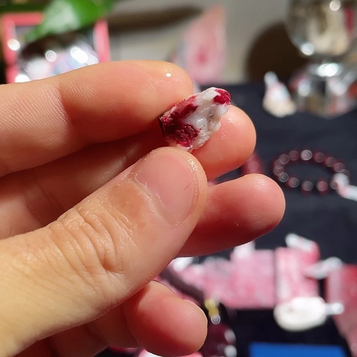 A***A天然辰砂朱砂毛料