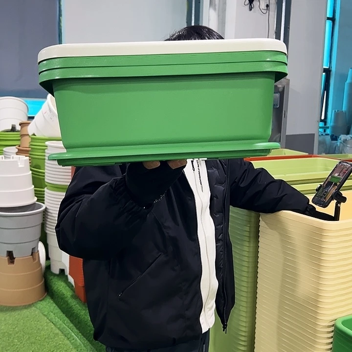 特价菜盆长38宽28高15米色3个带托